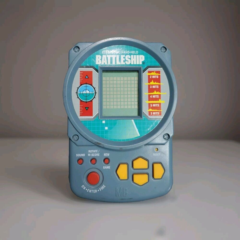 Milton Bradley Electric Hand Held Battleship 1995